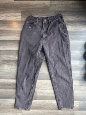High-Rise Vintage LL Bean Brown Mom Jeans